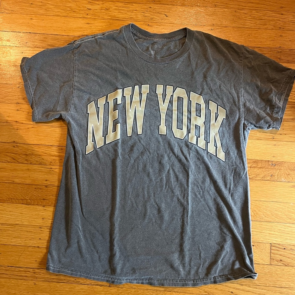 PacSun Gray New York Graphic Tee